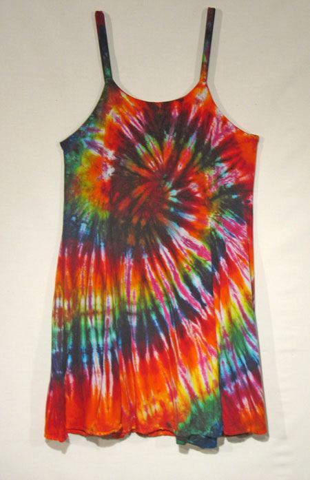 Short Ribbon Strap Rayon Dress